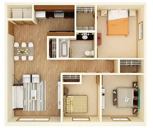 Floor plan Benton