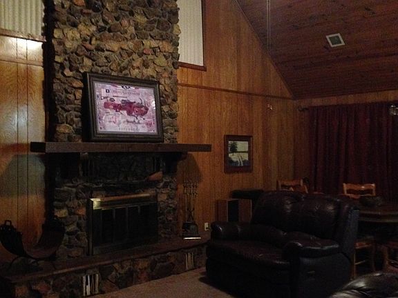 The living/dining area