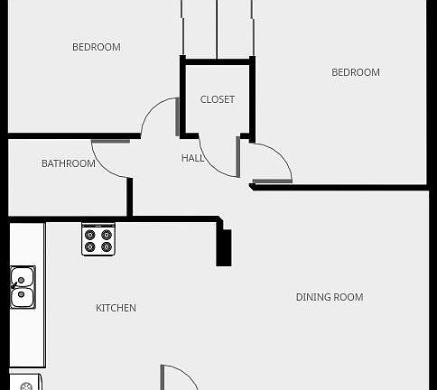 Floorplan may not correspond to specific unit but is general