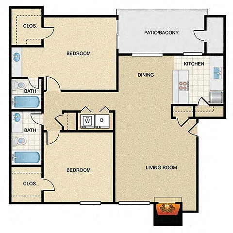 Floor plan B3