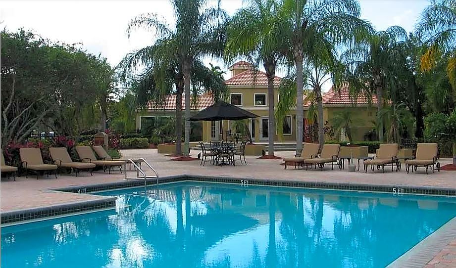 One of the community pools