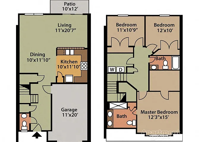 Floor plan Lavender Model