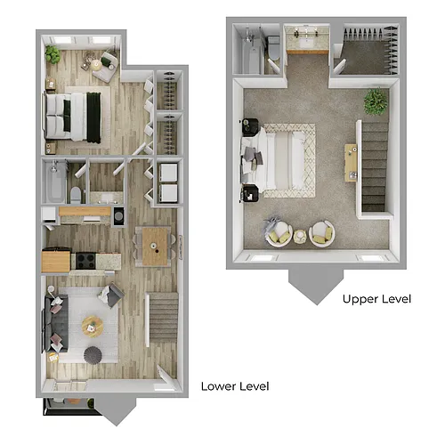 Floor plan 2B TH REEP Renovated