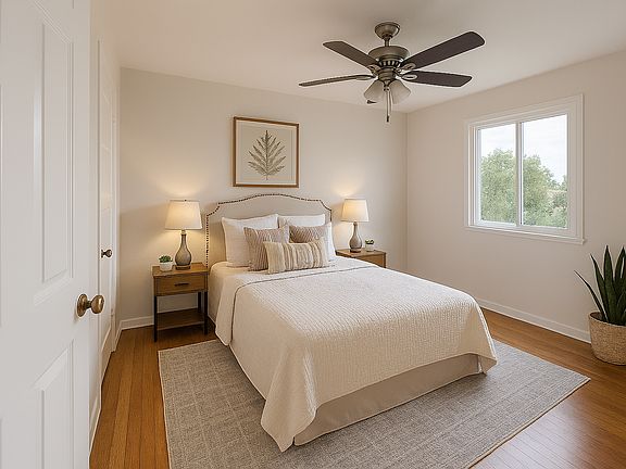 Master bedroom - Virtually Staged to Show Potential