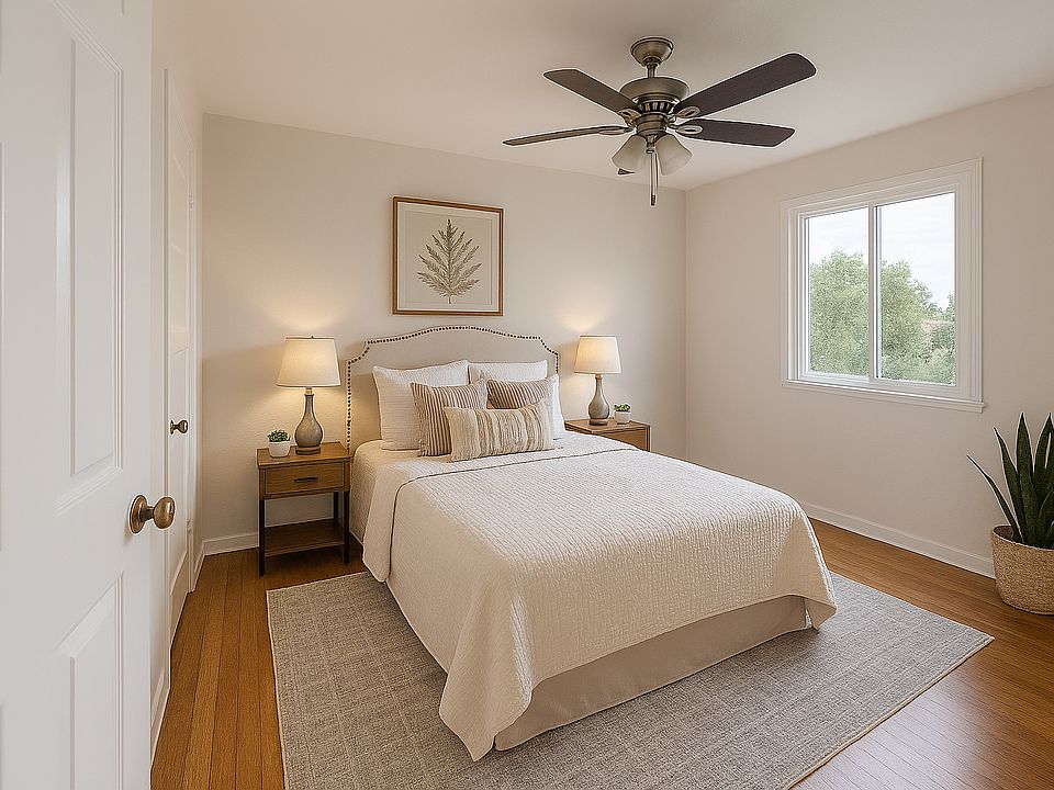 Master bedroom - Virtually Staged to Show Potential