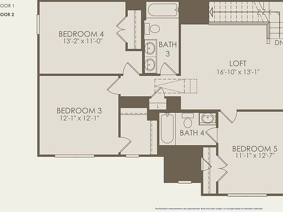 Albany Floor Plan, Quick Move-In Home, Floor 2
