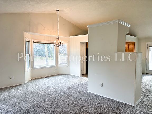 Dining room off of kitchen and front living room