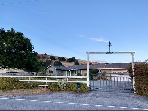 Front view of gated home