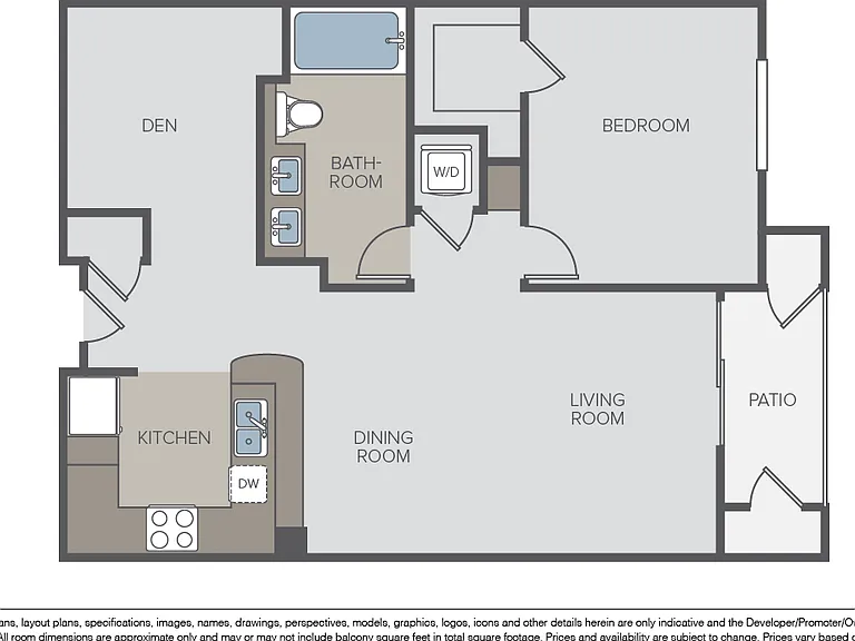Plan 1J + Den