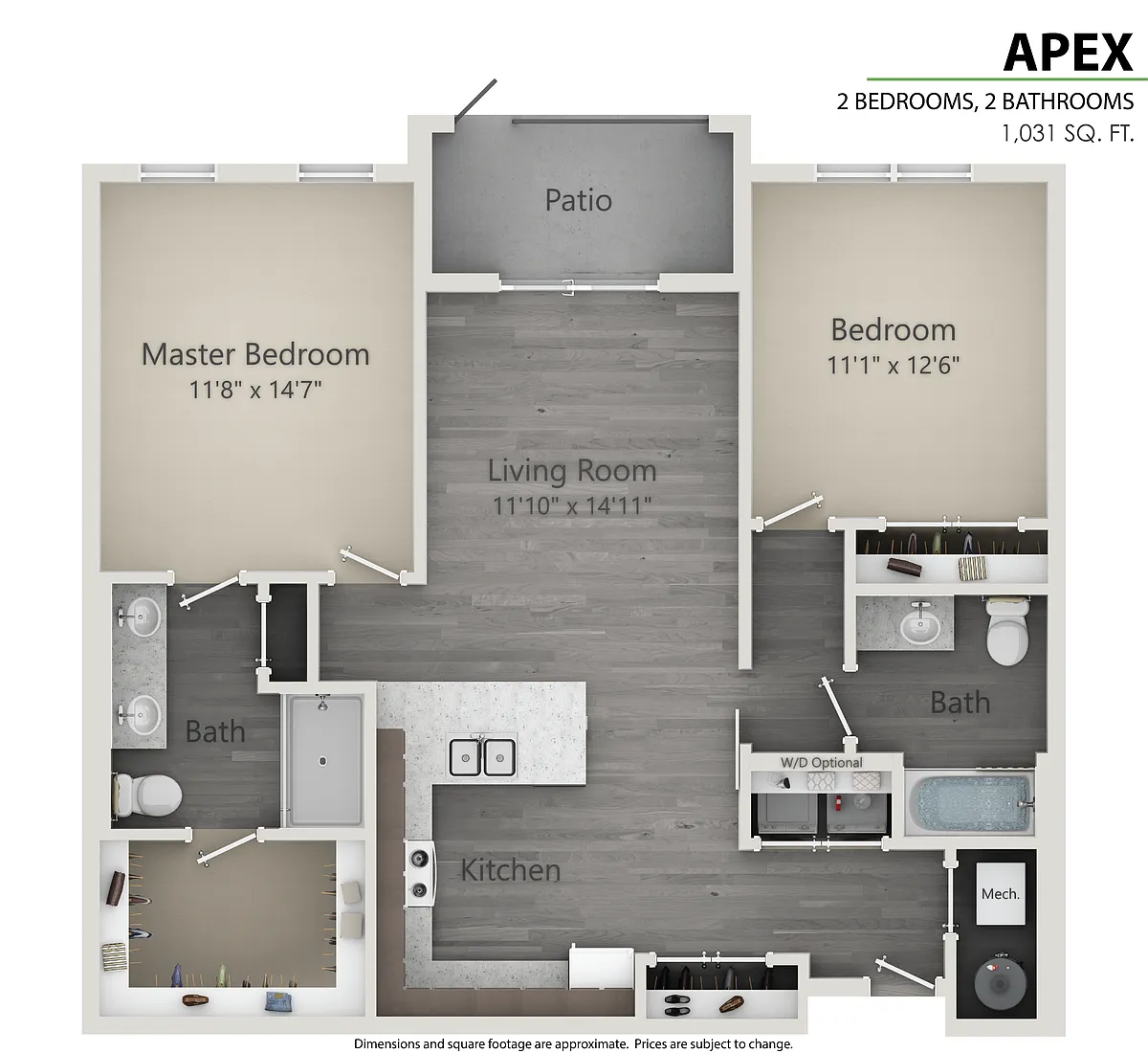 Floor plan Apex
