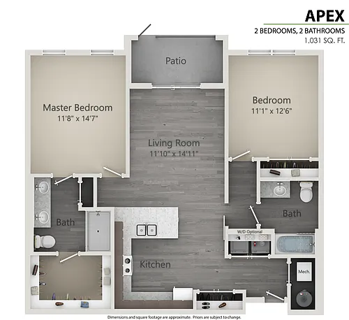 Floor plan Apex