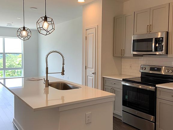 Island in the kitchen