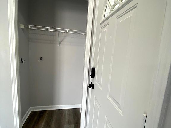 Entryway and closet.
