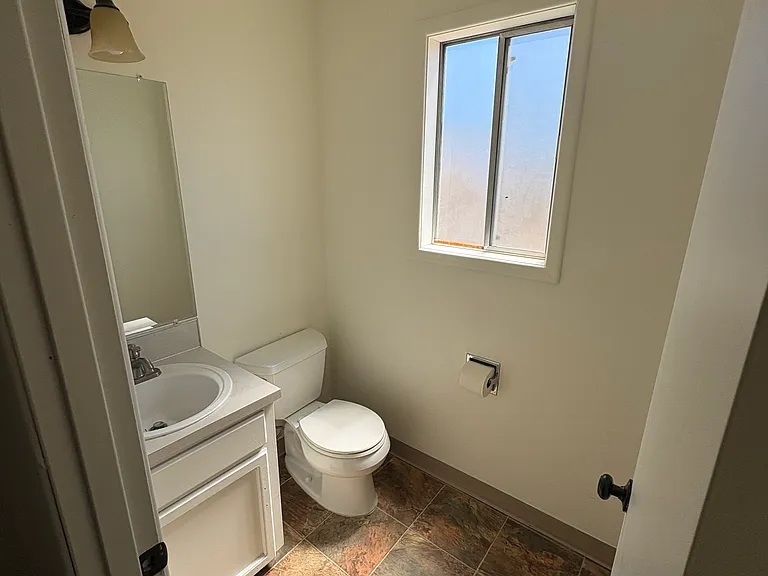 Half bathroom on main level