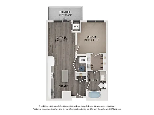 Floor plan A0103