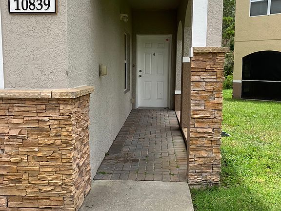 The entrance to the townhome.