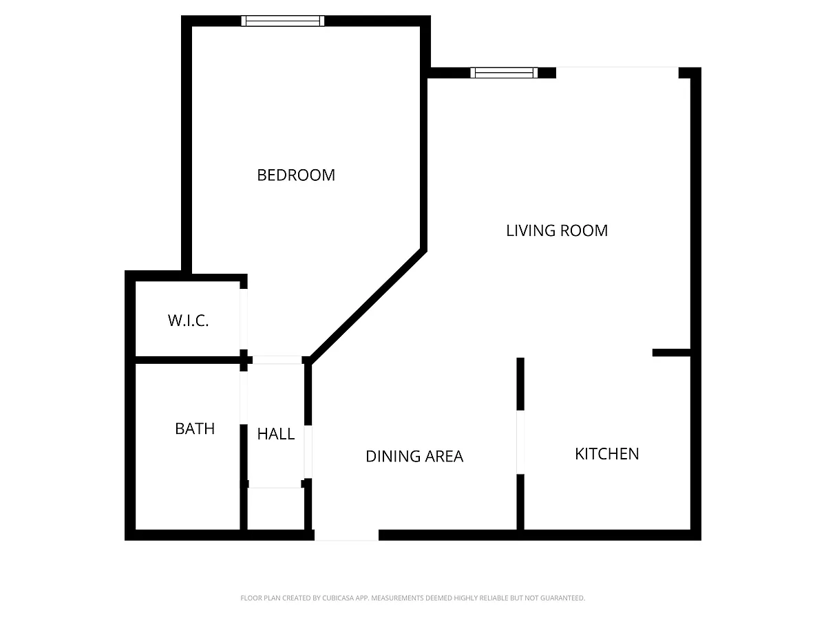 Floor plan 1B 1BA