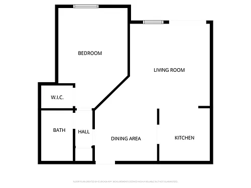 Floor plan 1B 1BA
