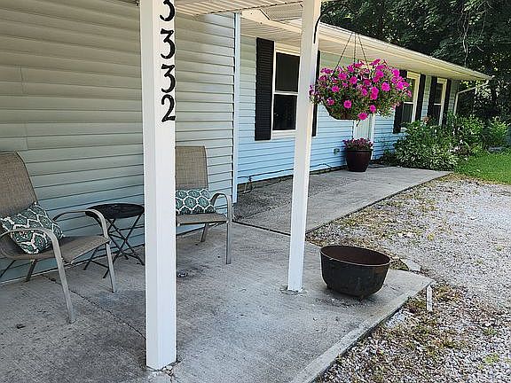 Covered porch to relax