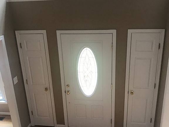 Closets in foyer 
