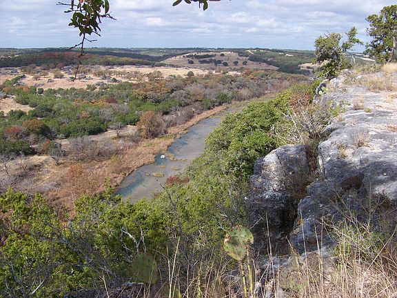 From bluff looking NE