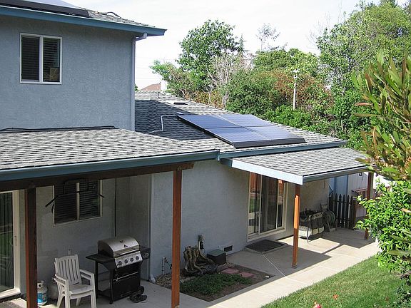 Partial View-Solar panels