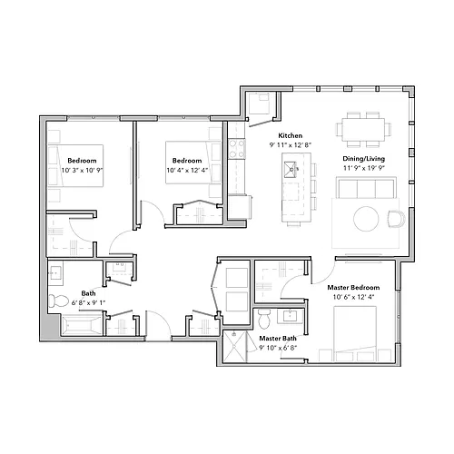 Floor plan Breakwater