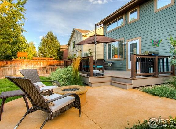 Extended patio w/ Firepit & New Trex Deck!