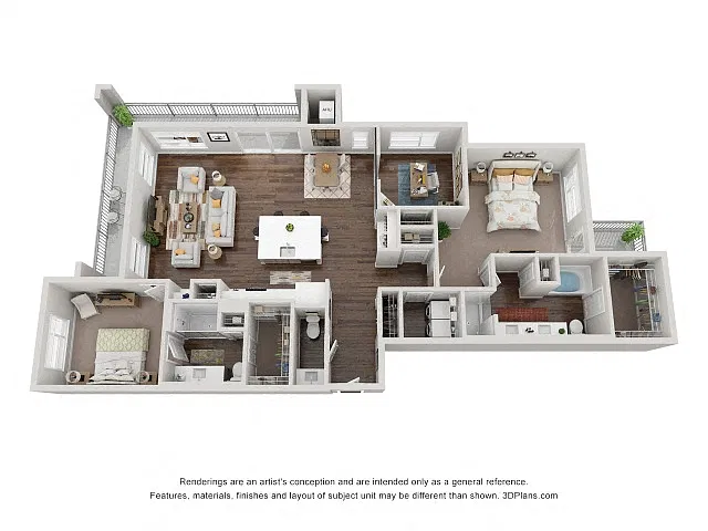Floor plan B4 - Washington