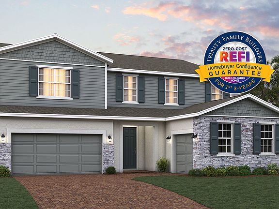 Theodore elevation 3 shown with optional stone