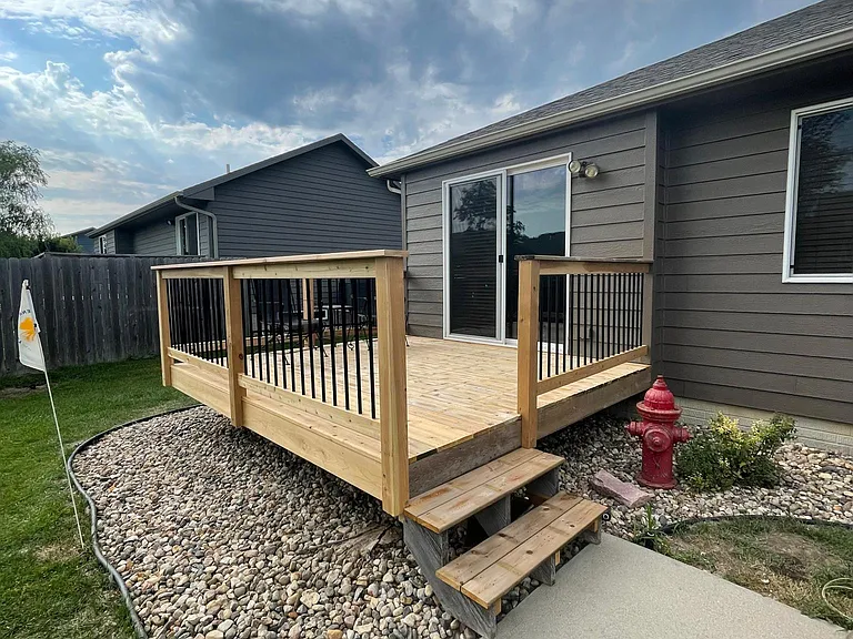 New cedar deck!