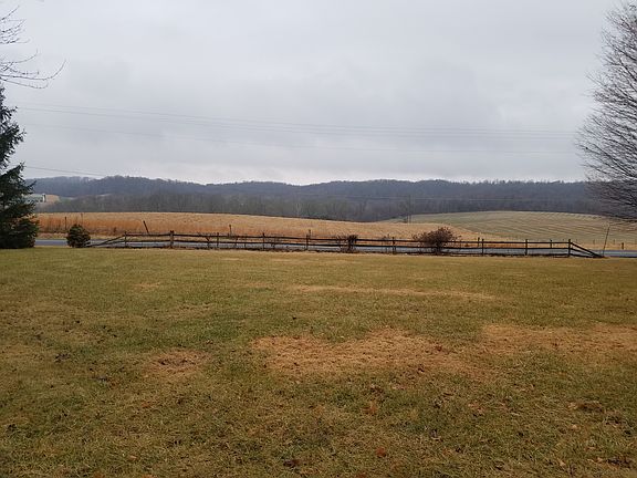 Rolling fields front view