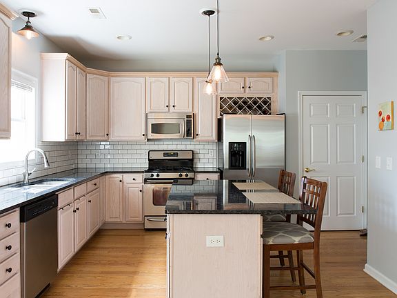 Updated kitchen with island