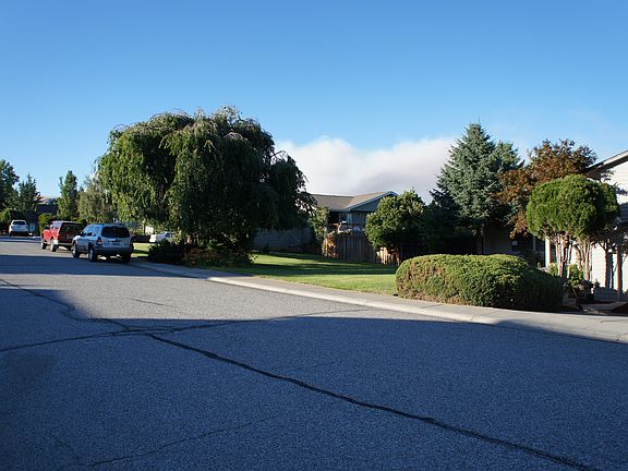 Looking north