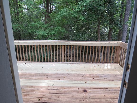 Back deck.