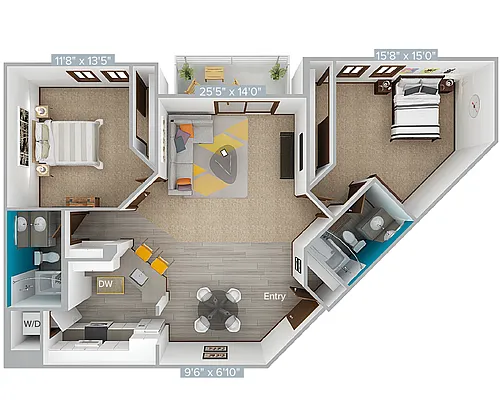 Floor plan Furnished-f-980