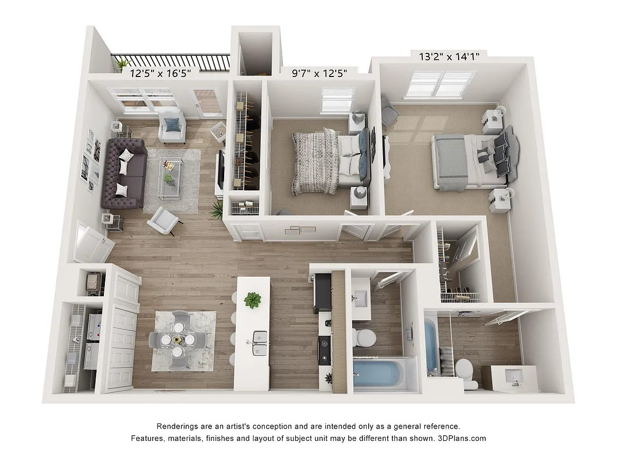 Floor plan 2C