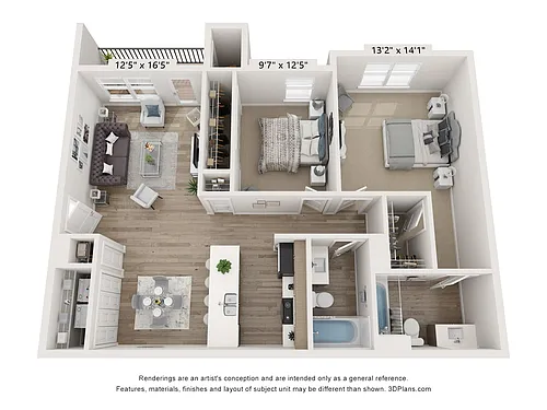 Floor plan 2C
