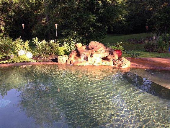 In ground custom pool