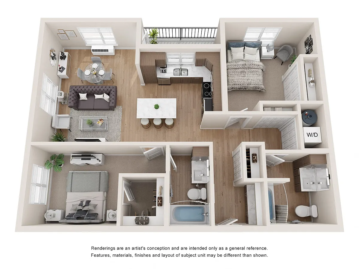 Floor plan Salmonberry - Bldgs 2-5