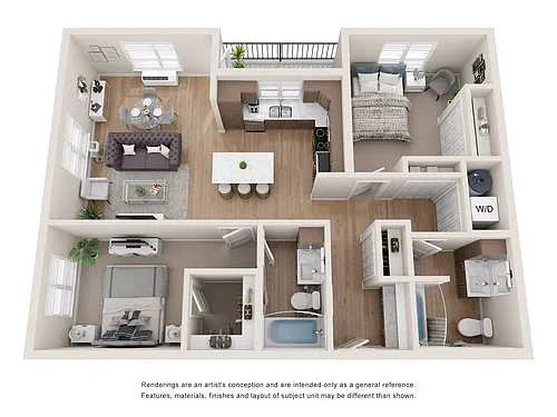 Floor plan Salmonberry - Bldgs 2-5