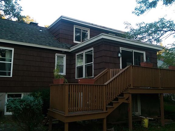 French doors exiting to large deck
