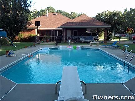 Rear view of home.