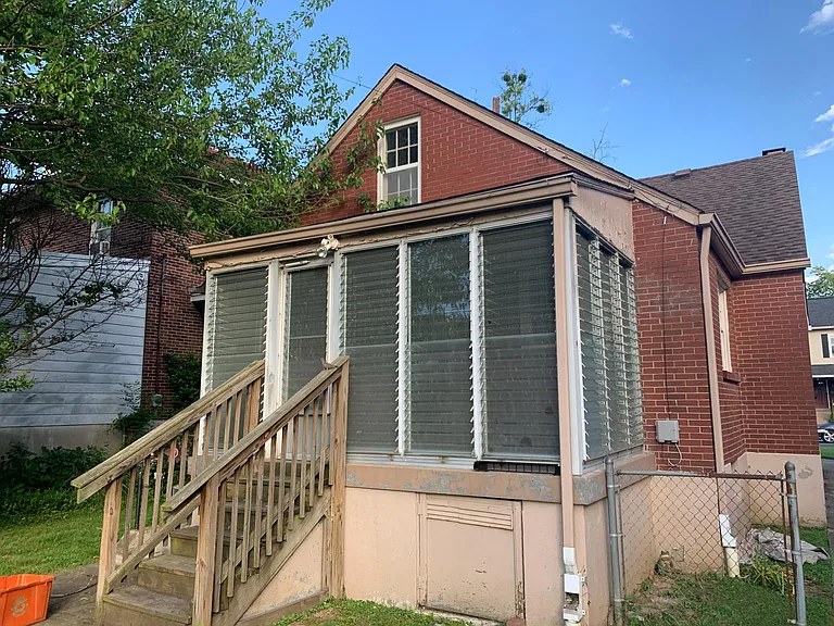 Rear porch