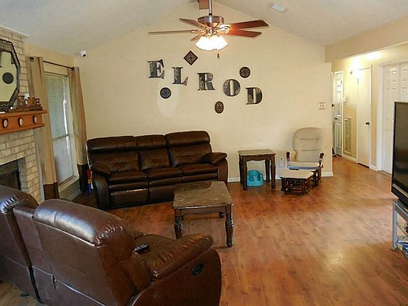 This very spacious living room has endless opportunities for your set up.