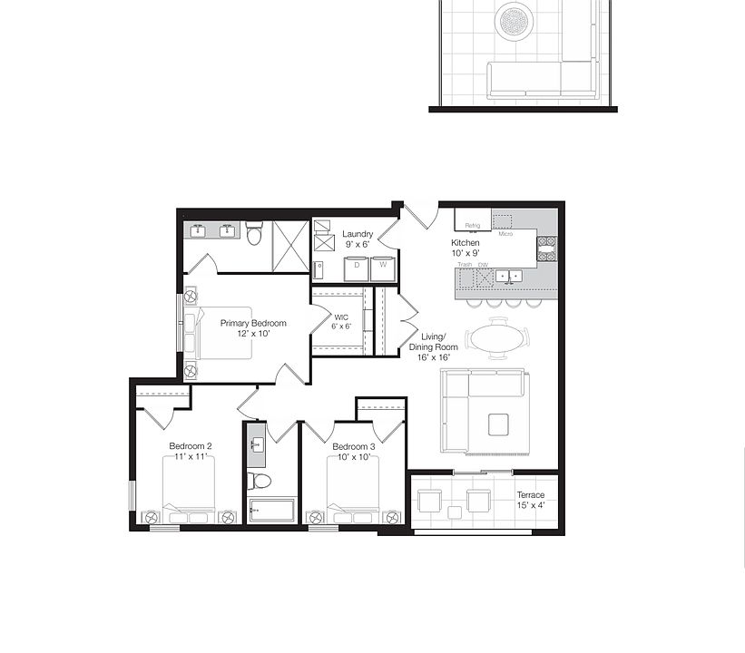 2nd image of 2424 N Linden Pl #203