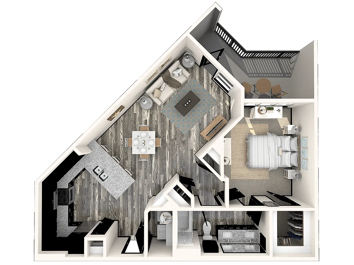Floor plan A1E