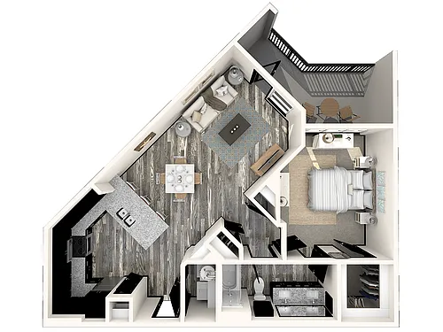 Floor plan A1E