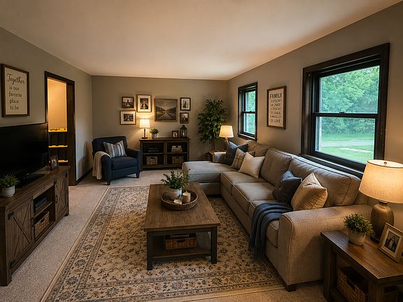 Spacious, bright, and welcoming, this is a room that truly comes alive with the morning light.