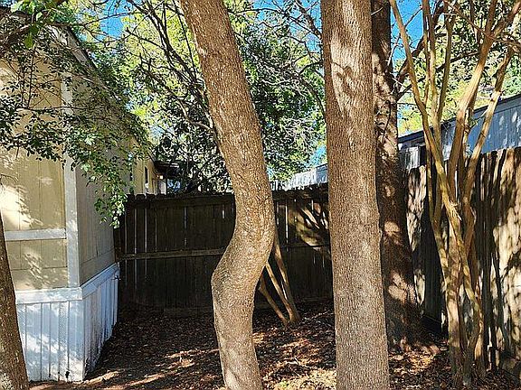 Side yard of rented lot